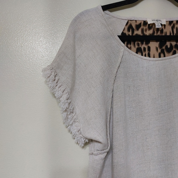 Umgee Linen Blend Top Size M - Picture 5 of 10